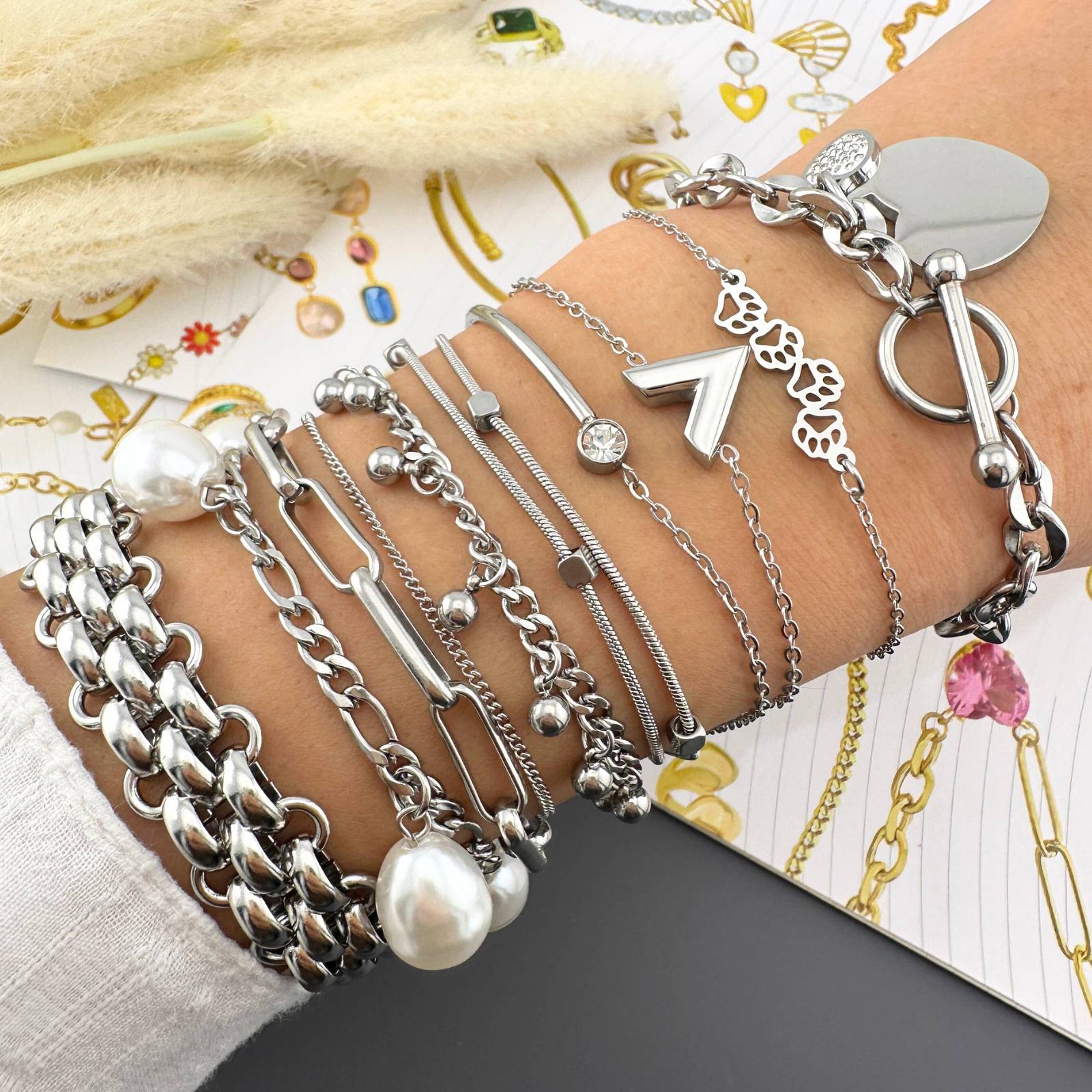 Paws Bracelet, Stainless Steel