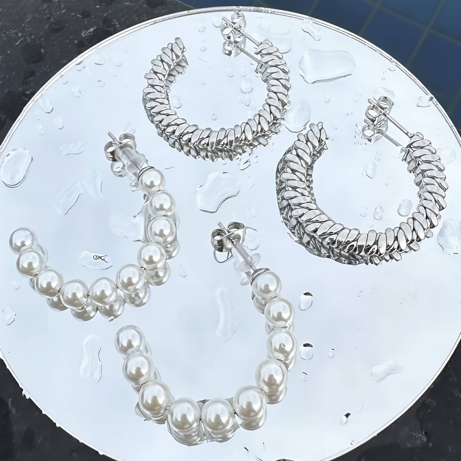 Earrings, Stainless Steel