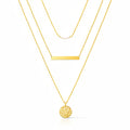 Necklace, 18K Gold Plated Steel
