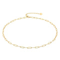 Necklace, 18K Gold Plated Steel