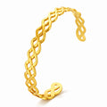 Bracelet, 18K Gold Plated Steel