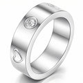 Hearts Ring, Stainless Steel