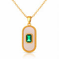 Necklace, 18K Gold Plated Steel