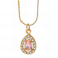 Necklace, 18K Gold Plated Steel