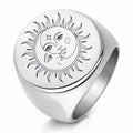 Sun Ring, Stainless Steel