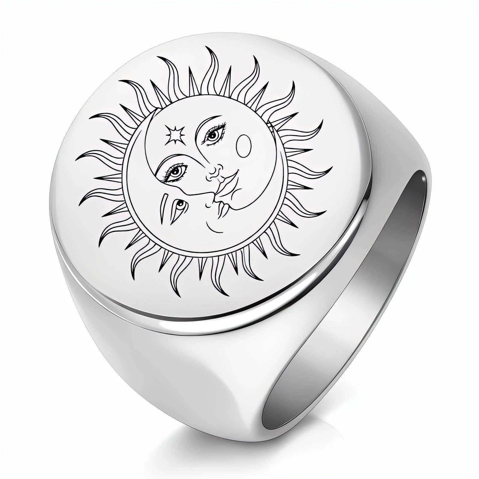 Sun Ring, Stainless Steel