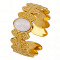 Ring, 18K Gold Plated Steel