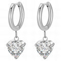 Heart Earrings, Stainless Steel