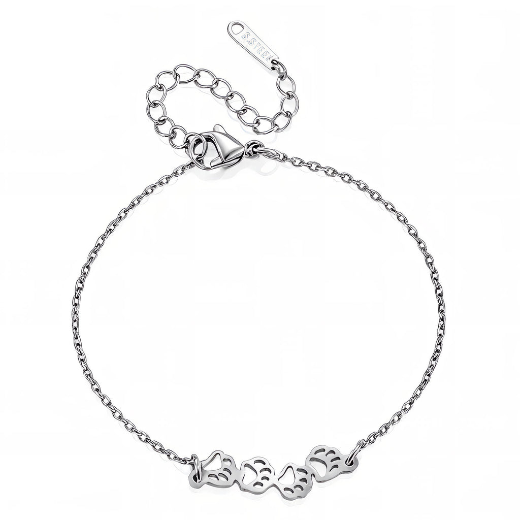 Paws Bracelet, Stainless Steel