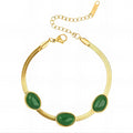 Bracelet, 18K Gold Plated Steel