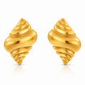 Earrings, 18K Gold Plated Steel