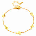 Snakes Bracelet, 18K Gold Plated Steel