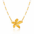 Necklace, 18K Gold Plated Steel