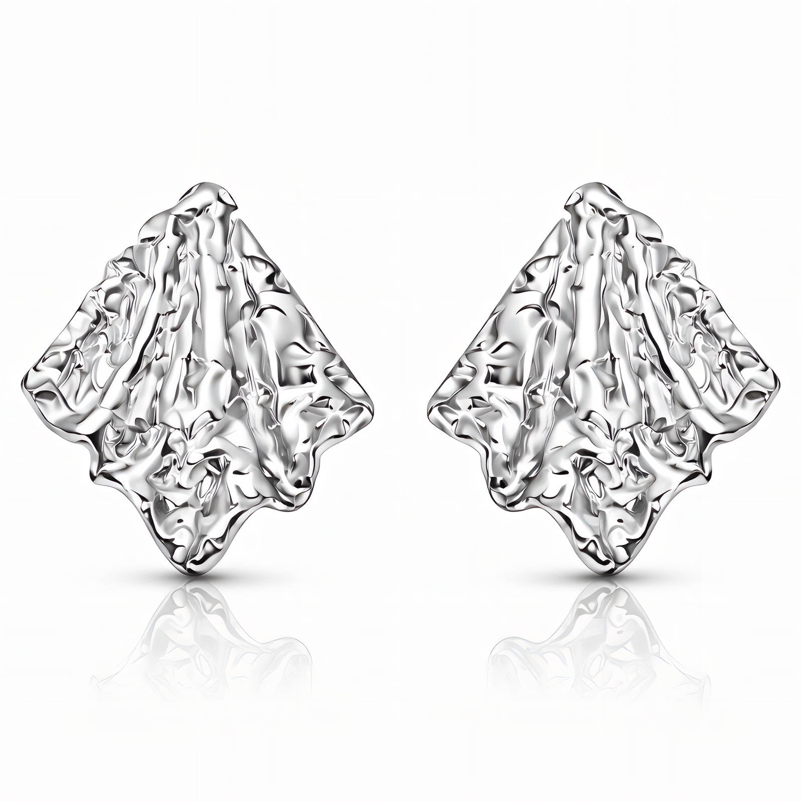 Leafs Earrings, Stainless Steel