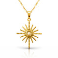 Necklace, 18K Gold Plated Steel