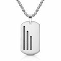 "Dog tag" Necklace, Stainless Steel